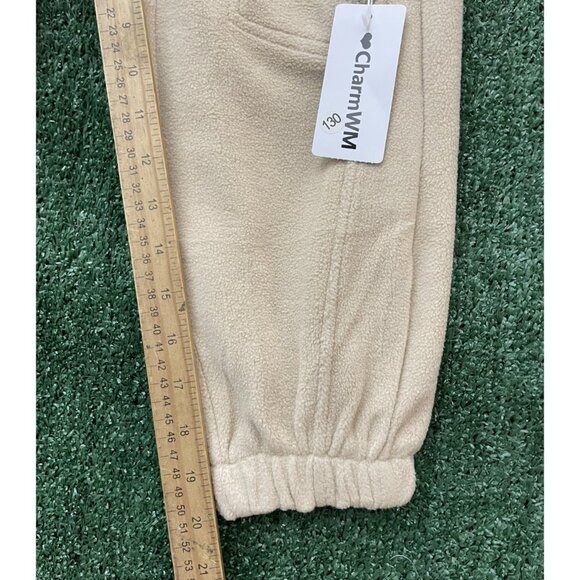 NWT CharmWM Overall Kids Size 130 (8) Pockets Cargo Soft Beige Adjustable - Picture 7 of 14